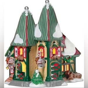 Department 56 North Pole Series THE REINDEER STABLES, DASHER & DANCER #799999